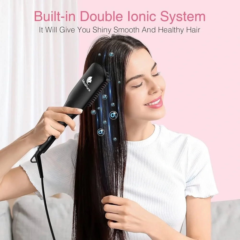 MiroPure Black Hair Straightening Brush